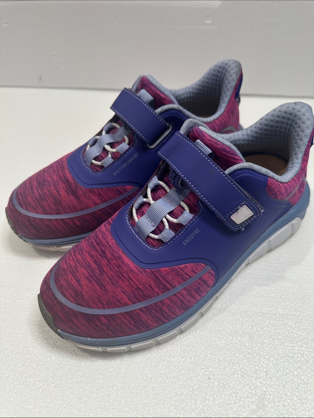 ANODYNE Athletic Sneakers - Purple Pink Comfort size 8W